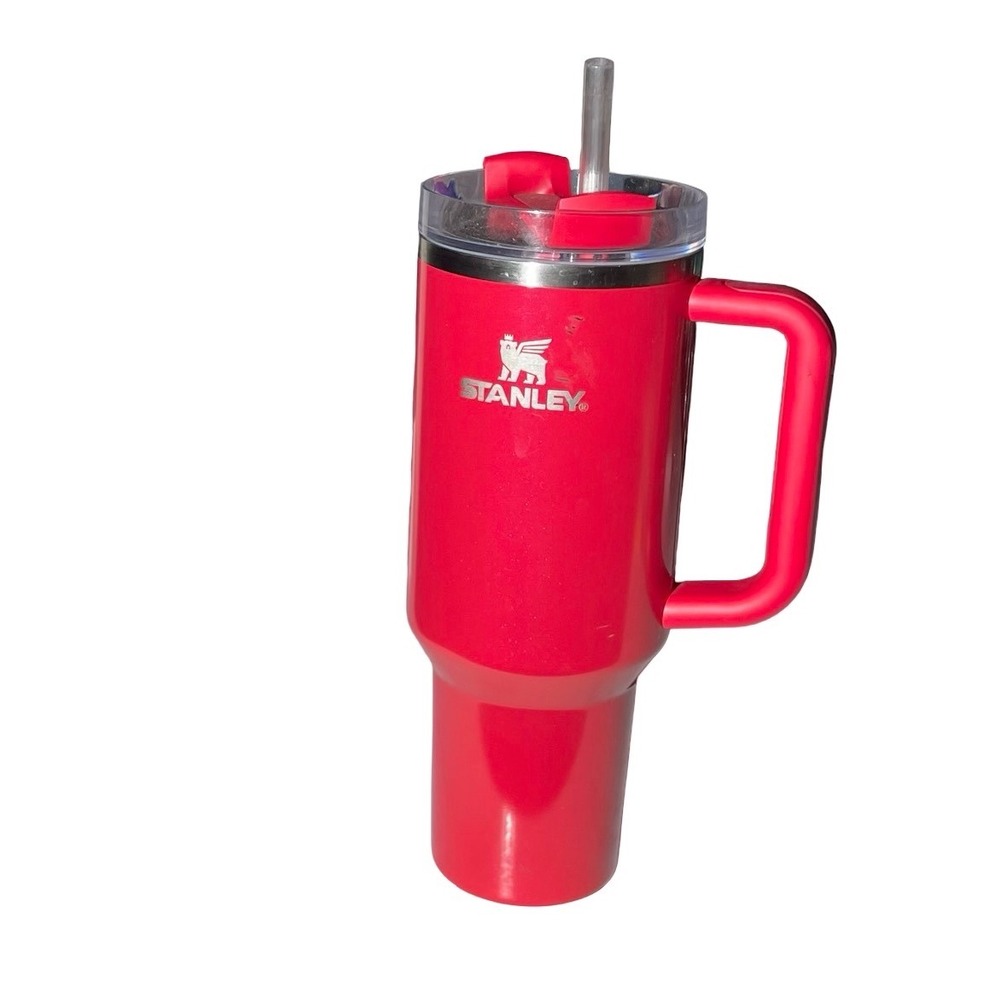 Stanley Quencher H2.0 FlowState Tumbler 40oz Red Stainless Steel Insulated Mug